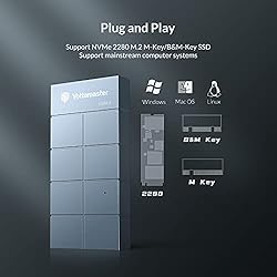 Yottamaster 40Gbps M.2 NVMe Enclosure for