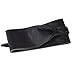 Womens Faux Leather Wrap Around Obi Style Waist Band Belt (Black Faux Leather)