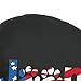Moonet America Flag Dog Paws Spare Tire Cover Canvas Car Truck SUV Camper for Jeep Liberty Wrangler Commander Compass Grand Cherokee Size XL R17 P265/75R16 255/75R17 (Diameter 31