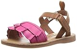 OshKosh B'Gosh Girls' Frilla Frill Sandal, Pink, 10 M US Toddler