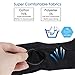 Bluetooth Headband Sleep Headphones, TOPOINT Wireless Music Sport Headbands Sleeping Headsets, Long Time Play Workout, Running, Yoga, Black