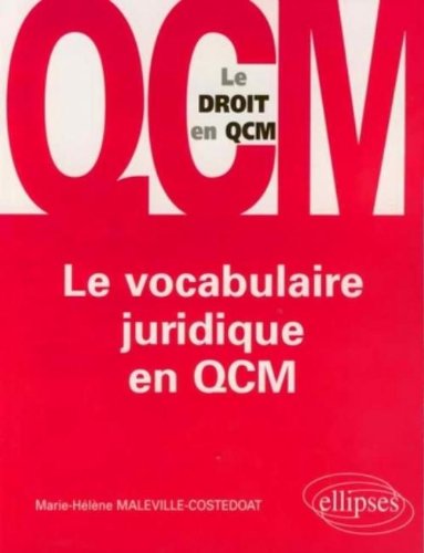 Le  vocabulaire juridique en QCM