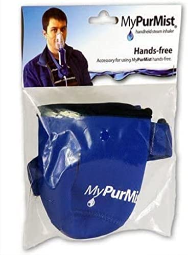MyPurMist New Classic Handheld Personal Steam Inhaler, Vaporizer and Humidifier (Plug-in) with Bonus Hands-Free Holder