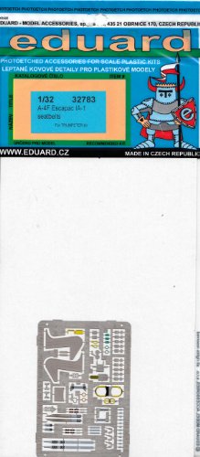 EDU32783 1:32 Eduard Color PE - A-4F Skyhawk Escapac 1A-1 Seatbelts (for the Trumpeter model kit) MODEL KIT ACCESSORY