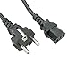 ACP1017 Heavy Duty European Schuko CEE7/7 Plug to IEC C13 10 Foot (3.05M) Cord with VDE, ENEC and Many Other approvals and certifications. Uses The Thicker 1.0mm Wire for Added Electrical Robustness. primary