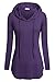 BEPEI Women Pullover,Hoodie Wear Fall Fashion Clothing Tunic Shirts Purple 2XL Trendy Clothes Pretty Elegant Long Sleeve Soft Comfortable Blouses Holiday Travel Daily Wear 2022 Plus Size