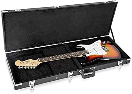 Amazon Cahaya ギターケース エレキギター ハードケース ネックピロー付 Pvc材 防水 お手入れ簡単 収納可能 エレキギター用 ブラック エレキギターケース 楽器 音響機器