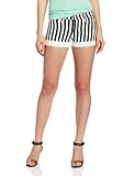 Hudson Jeans Women's Nina 5-Pocket Short, Black/White Stripe, 28