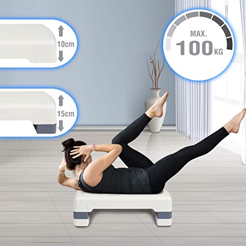 Ultrasport-Step-Board-Aerobic-Board-Multifunctional-Trainer-Height-Adjustable-Exercise-Stepper-Stepbench-Home-Stepper-Excellent-Home-Fitness-Workout-Equipment-Nonslip-Stepper