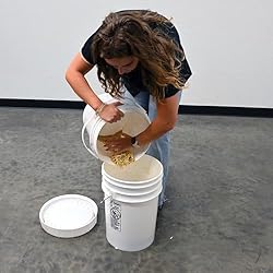 Vestil PAIL-SCR-35-W High Density Polyethylene