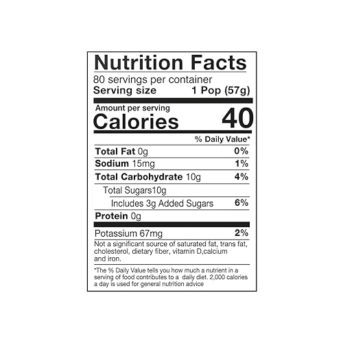 OTTER POPS FREEZER BARS, 100% FRUIT JUICE ICE POPS, ORIGINAL FLAVORS (80CT – 2OZ BARS)