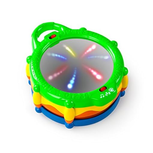 Bright Starts Light & Learn Drum with Melodies, Ages 3 Months +