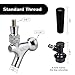 FERRODAY Stainless Steel Core Beer Faucet Beer Tap Ball Lock Liquid Disconnect HomeBrew Kit Ball Lock Faucet Beer Keg Tap