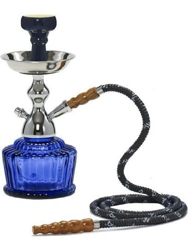 SRS Heavy QT 14 Inch Glass Hookah (Blue)