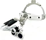 Hot Dental Surgical Loupes 3.5x Magnifier Binocular Glass w/ LED Headlight view 4