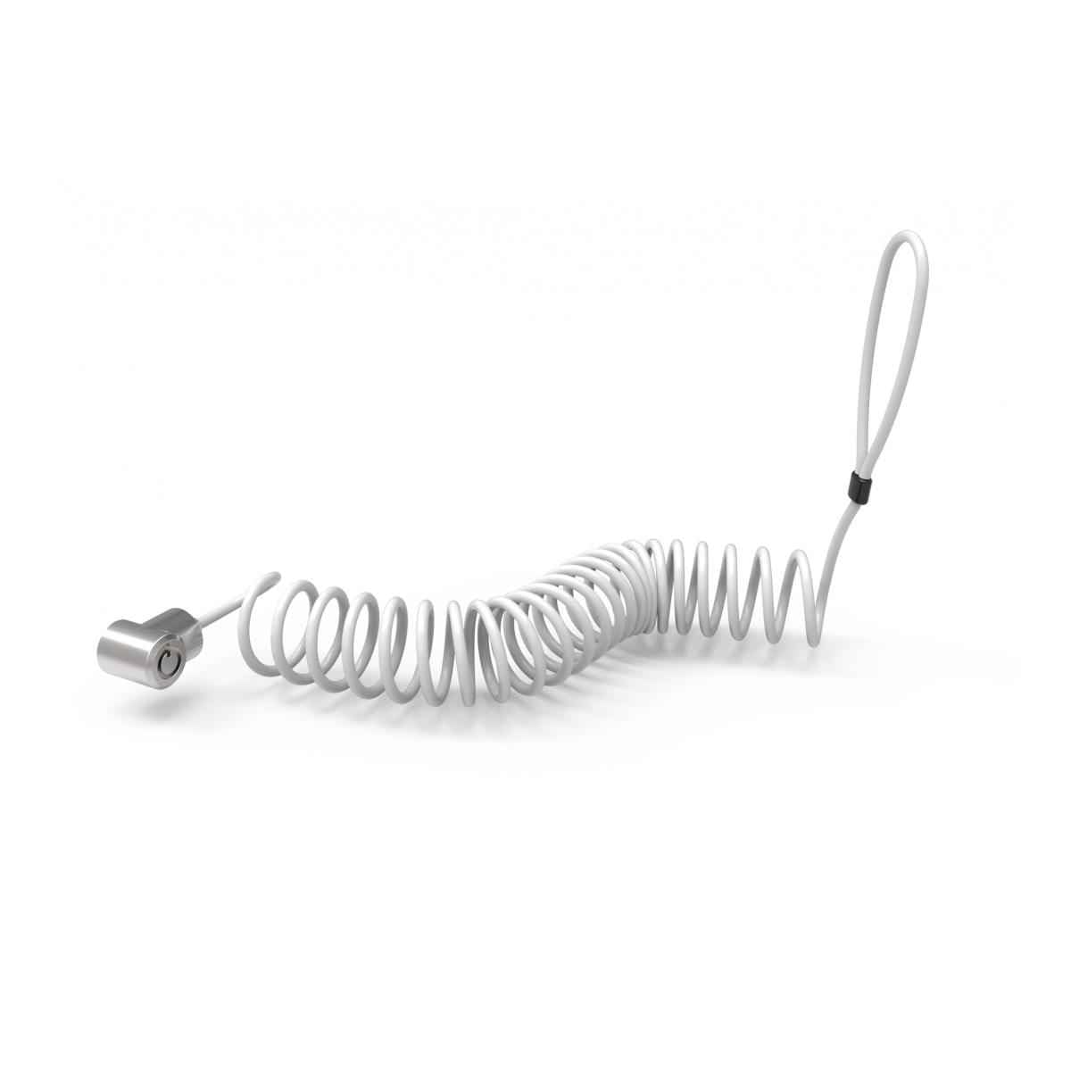 Universal Security Cable Lock T-Bar W/Security Traction Silver