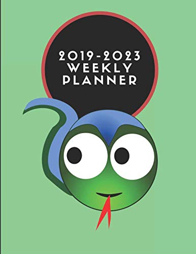 2019-2023 Weekly Planner: Snake Themed Five Year Diary