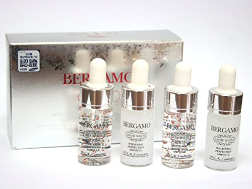 BERGAMO / Snow White & Vita Whitening Perfection Ampoule 13ml * 4EA / Korean cosmetics