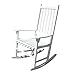 Merry Garden - White Porch Rocker/Rocking Chair Acacia Wood primary