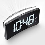 Mpow Alarm Clock with Night Light, Full Range Brightness Dimmer, Alarm Clocks for Bedrooms, Clear LED Display, Simple Digital Clock with Touching Control, Beep Alarm Adjustable Volume, 12 24H Snooze