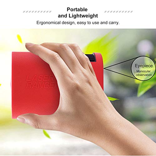 NORM 600m Laser Rangefinder Range Finder Telescope Handheld Distance Meter Speed Measuring Tape Mini Golf Hunting Outdoor