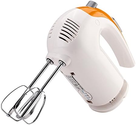 sbfwh Professional 300W Hand Mixer, Black, Includes Chrome Beaters, Dough Hooks, Balloon Whisk + 5 Speed With Turbo Button, 11