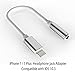 Lightning Adapter for iPhone 7 / 7 Plus, iPhone 7 Accessories Lightning to 3.5 mm Headphone Jack Adapter