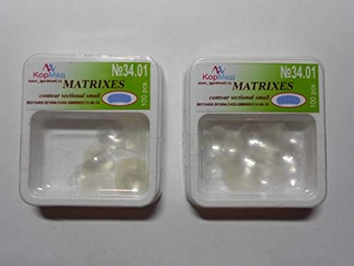 thumbnail image 2 of 30 Pack Dental Transparent Plastic Sectional Contoured Matrix Bands - L/S Size 2 of 4