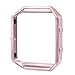 bayite Replacement Accessory Steel Frame for Fitbit Blaze Smart Watch Champagne Rose