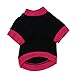 Sunward Christmas Pet Dog Cotton Costume Small Dog Cat Pet Clothing Pet Vest Puppy T Shirt Apparel (L, Black)