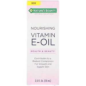 Image of Nature's Bounty, Vitamin E Oil, 2.5 fl. Oz., Vitamin E Oil for Topical Skincare, Antioxidant Rich, Helps Moisturize Dry Skin, Common Beauty and Health Ingredient