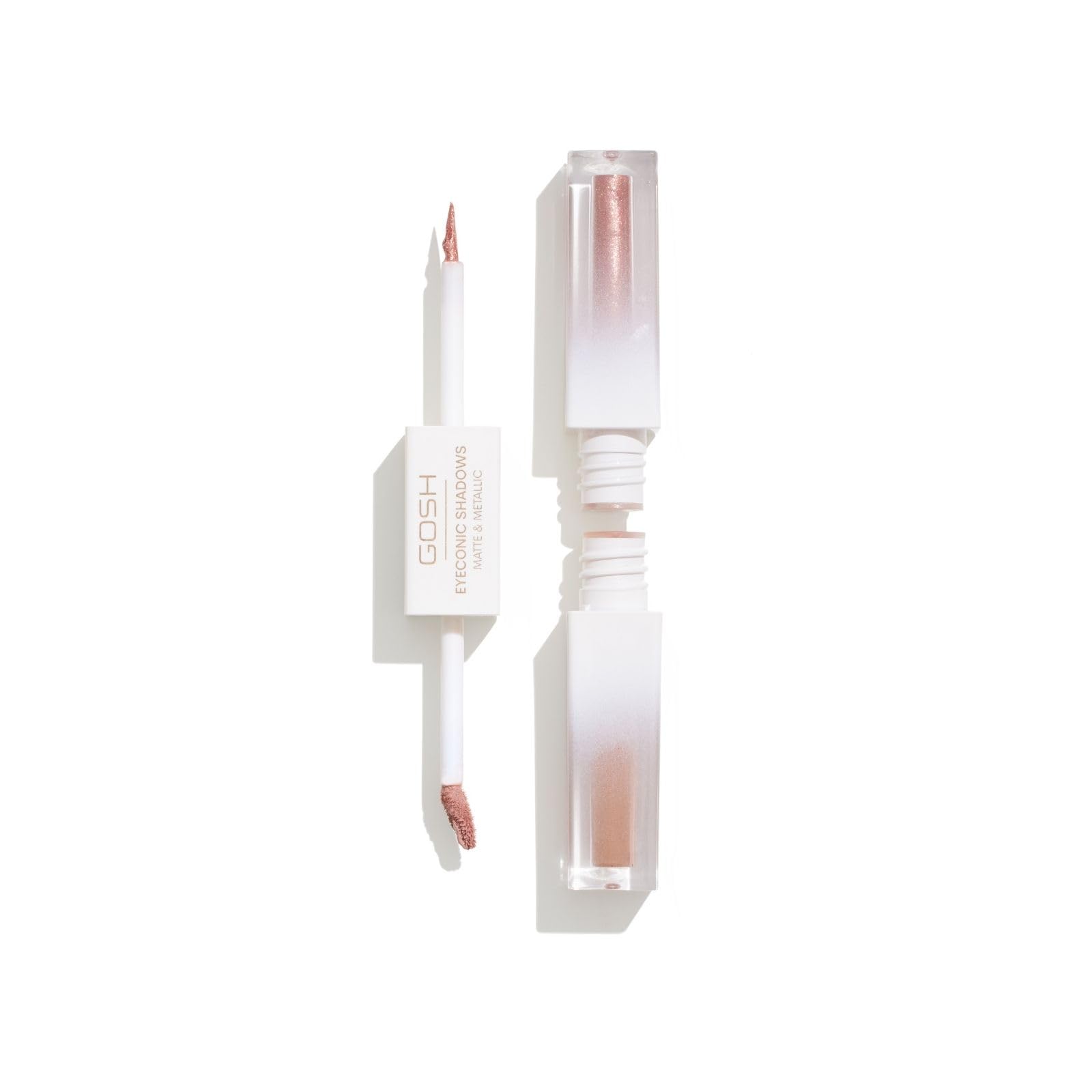 GOSH Eyeconic eyeshadow I 2-in-1 eyeshadow stick matte and metallic I Smudge-proof & waterproof, lasts up to 12h I Highly pigmented eyeshadow pencil vegan & fragrance-free I 004 Classy