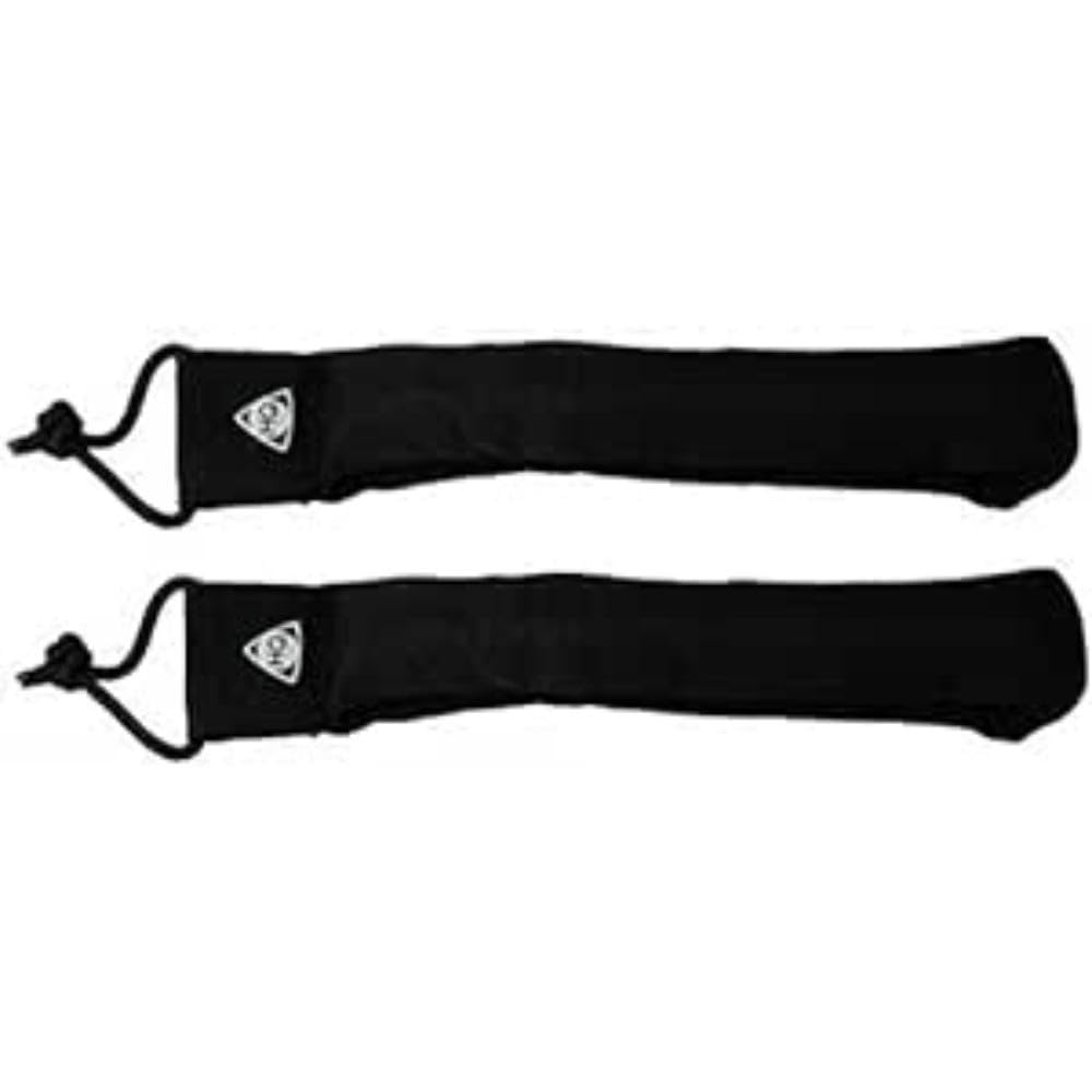 HQ Kites and Designs 12050014 Hq Padded Straps (Pair), Black