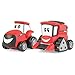 ERTL Case IH Tiny Tracks- Mini Kell Combine and Tiny Red Tractor