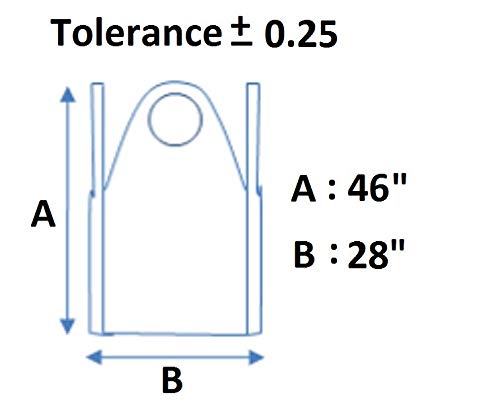 100 Pack Blue PE Aprons 28 x 46 inches. 2 Mil Disposable Polyethylene Aprons. Unisex Waterproof Workwear. Blue Protective Uniform Aprons for Men, Women. Lightweight, Breathable. Wholesale Price. - Thumbnail 7