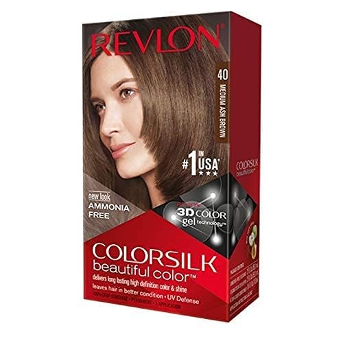 Revlon Colorsilk, 40 Medium Ash Brown