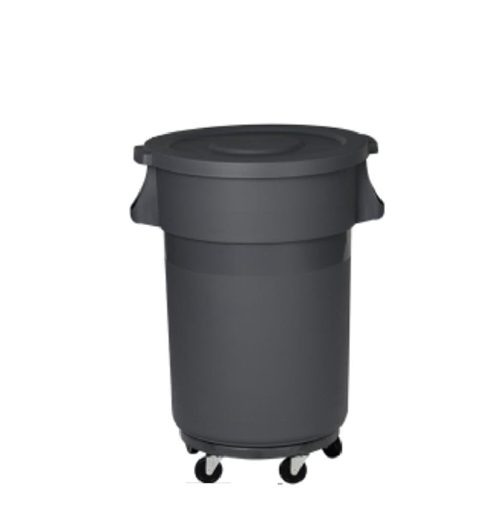 LIYONGDONG® Trash Can Plastic Sanitation Trash bin Outdoor With Wheels