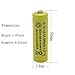 GEILIENERGY AA Size NiCd AA 600mAh 1.2V Rechargeable Batteries for Solar Lamp Solar Light(20 PCS)