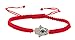 Kabbalah Amulet Lucky Knot Protection Rope Red String Bracelet (Hamsa Hand Evil Eye)