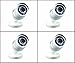 Swann SRPRO-T845WB4-US PRO-T845 HD 720p CCTV Security Bullet Camera w Night Vision 4- PACK
