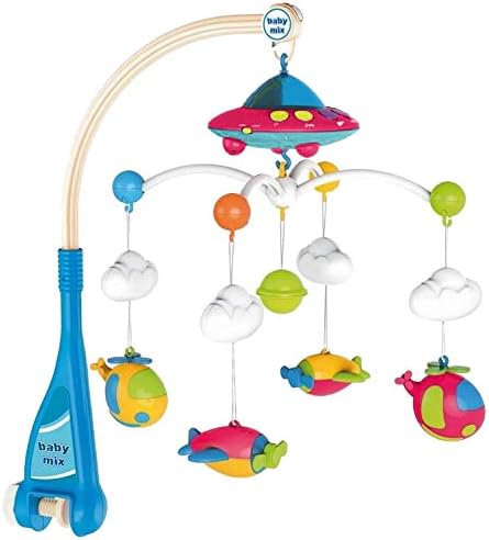 Mobile For Crib And Cot Projector Lights And Sounds With Remote Control Amazon Co Uk Baby