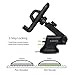 Purebox Car Phone Holder Universal Windshield Dashboard Truck Phone Mount Holder for iPhone X 8 7 7S Plus 6 6S Plus 5 5s Galaxy S5 S6 S7 S8 Google Nexus LG Huawei, Black