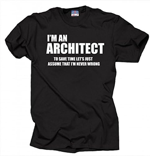 Architect t-shirt funny architect shirt XX-Large Black
