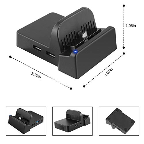 5 Portable+Docking+Replacement+Nintendo+Charging