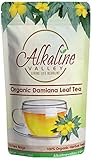 Organic Damiana Tea - 100% Alkaline - 15 Unbleached/Chemical-Free Damiana Tea Bags - Caffeine-Free, No GMO
