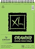 Canson XL Series Drawing Paper Pad, Micro Perforated, Smooth Surface, 70 Pound, 11 x 14 Inch, 60 Sheets