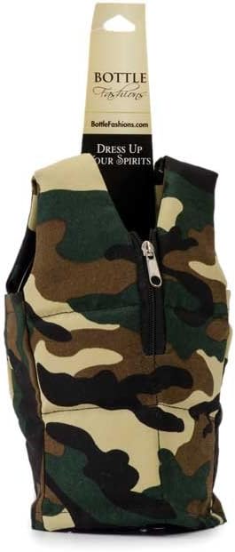 Bottle Fashions Camouflage Print Lifejacket Bottle Cover
