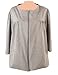 Post-op Top Zipper Front Long Sleeve Shirt (Medium, Grey)