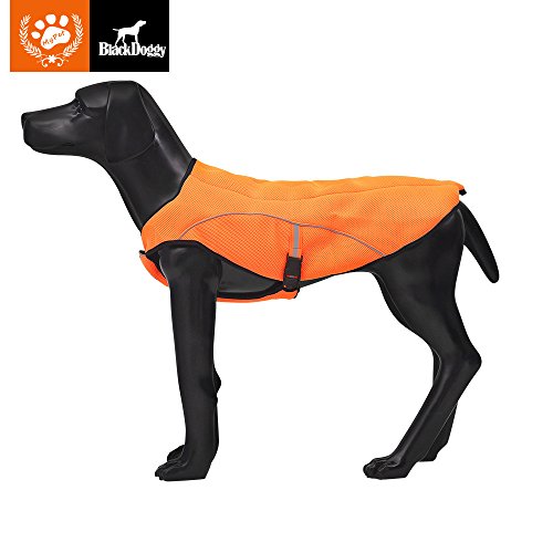 KINGSWELL Dog Jacket, Dog Anxiety Jacket Vest Poncho Clothing for Large Medium Small Dogs Outdoor Hiking Breathable Fleece Coat (XL)