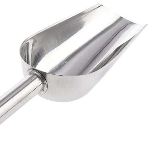 B Blesiya Multi-function Stainless Steel Ice Scoop Dry Wet Goods Flour Shovel Tool 9'' - Thumbnail 6